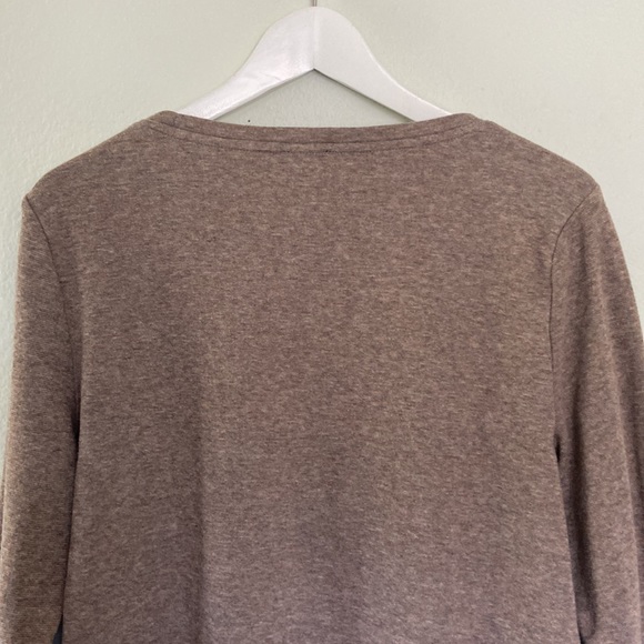 Talbots Pullover Crew Neck Sweater Geometric Patterned Size Lp - Picture 7 of 12